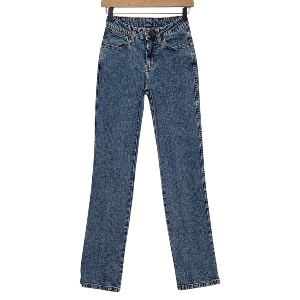 Wrangler Straight Leg Classic Fit Jeans Y2K Heritage Western Womens 1 | 24×31